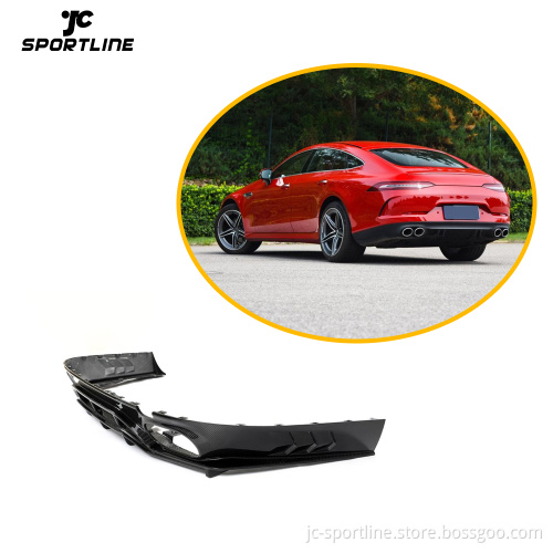 Pre-preg Rear Bumper Lip Diffuser for Mercedes Benz AMG GT 53 Sedan 4-Door (2019-2020)